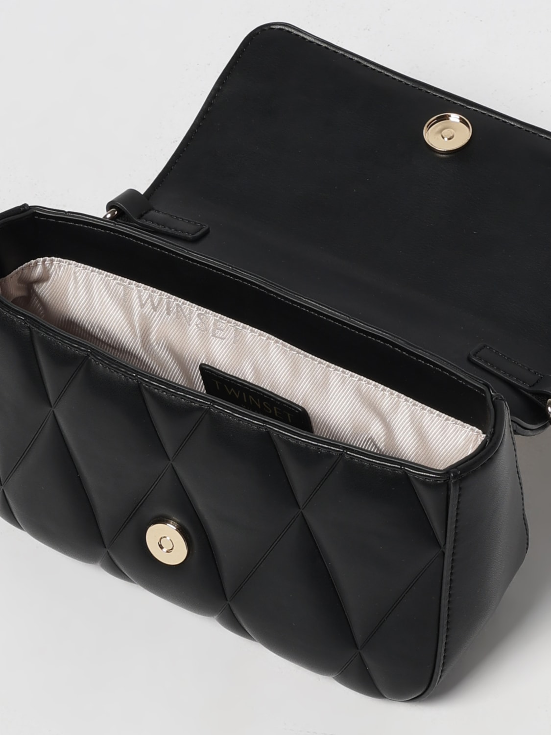 TWINSET BOLSO DE MANO: Bolso de hombro mujer Twinset, Negro - Img 3