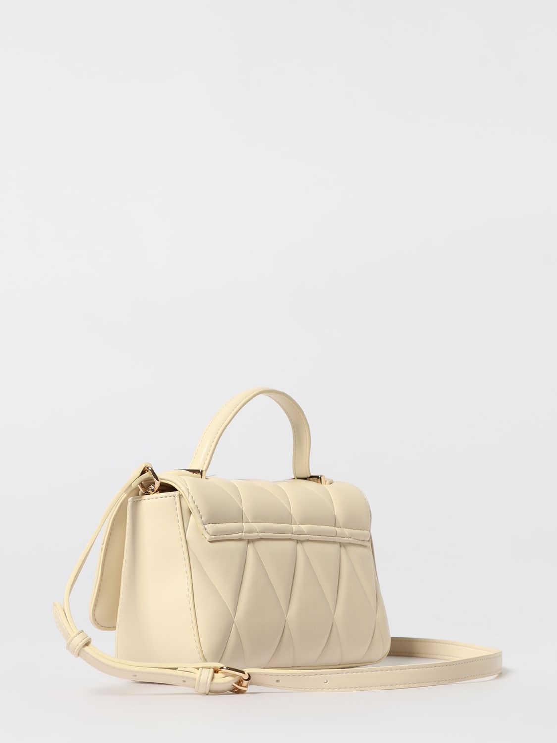 TWINSET BORSA A MANO: Borsa Twinset in pelle sintetica trapuntato , Panna - Img 2