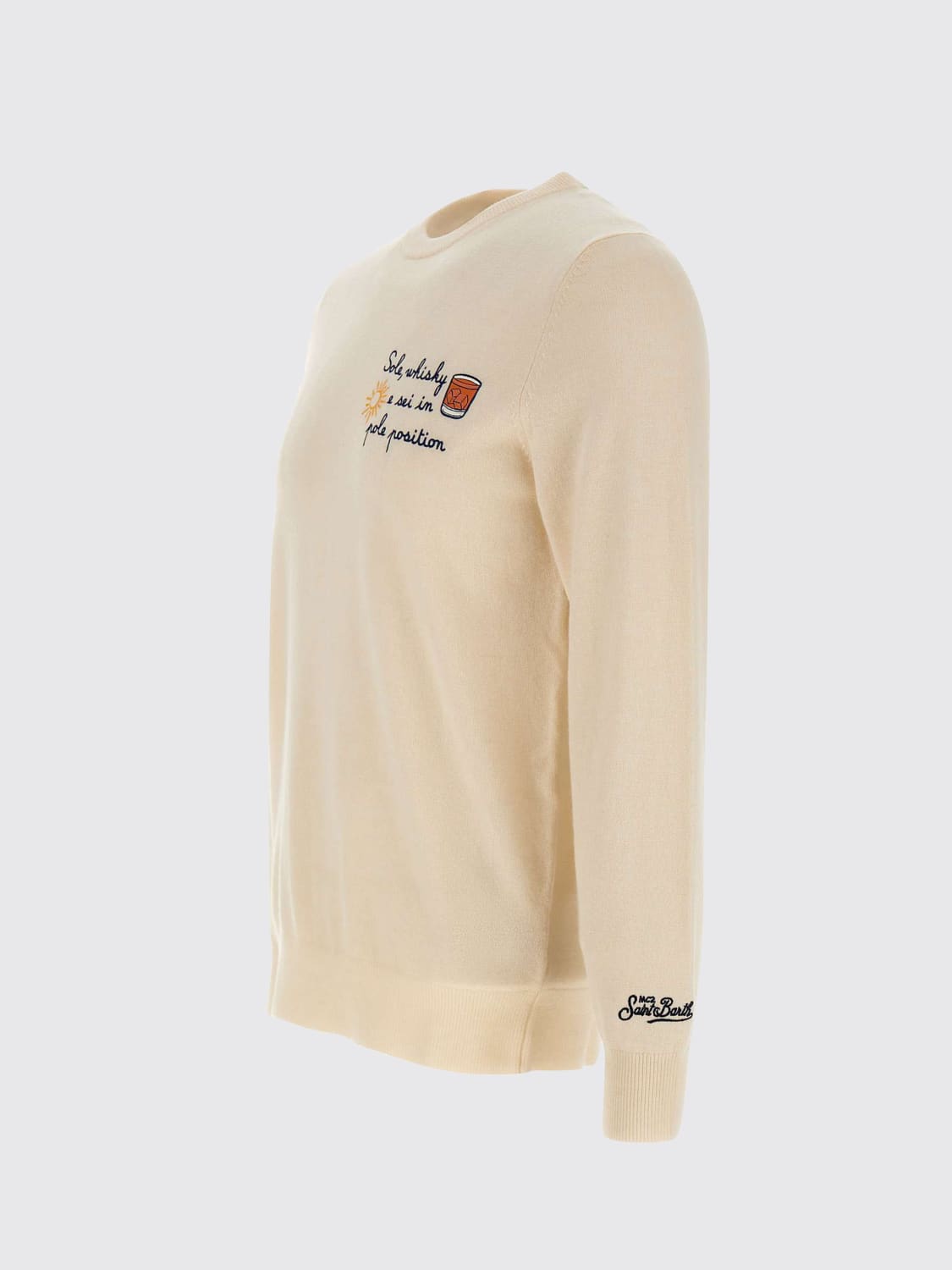 MC2 SAINT BARTH PULLOVER: Pullover herren Mc2 Saint Barth, Weiß - Img 4