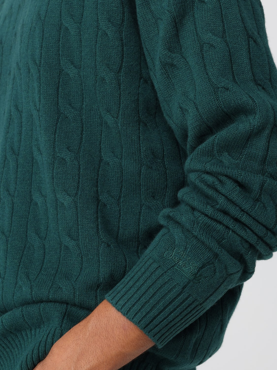 MC2 SAINT BARTH SWEATER: Sweater men Mc2 Saint Barth, Green - Img 3