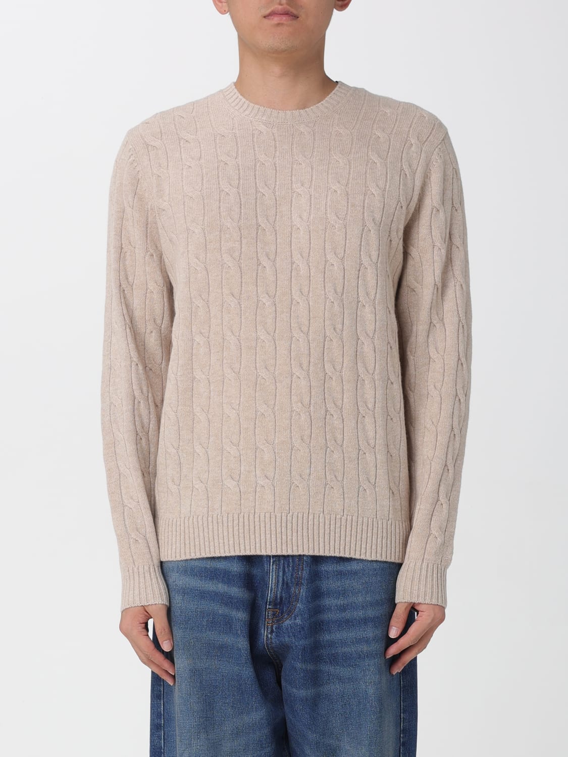 MC2 SAINT BARTH SWEATER: Sweater men Mc2 Saint Barth, Beige - Img 1