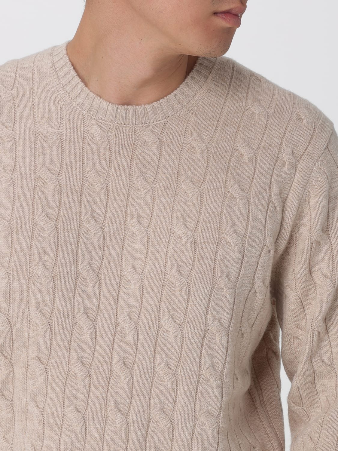 MC2 SAINT BARTH SWEATER: Sweater men Mc2 Saint Barth, Beige - Img 3