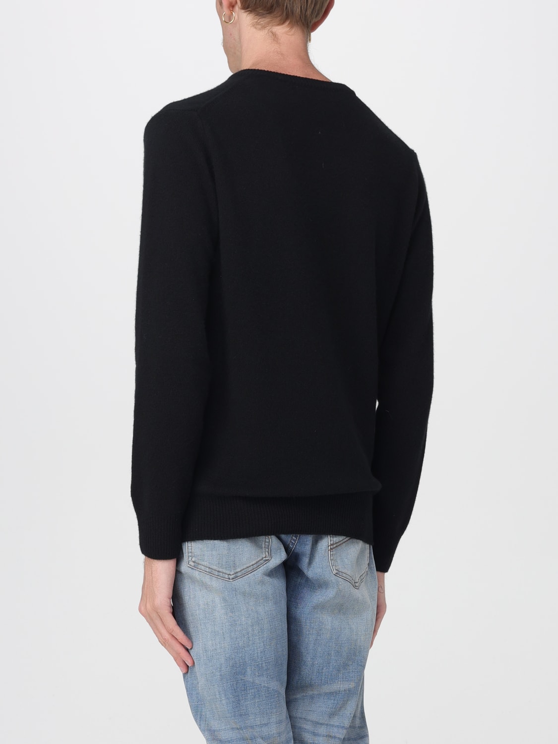 MC2 SAINT BARTH SWEATER: Sweater men Mc2 Saint Barth, Black - Img 2