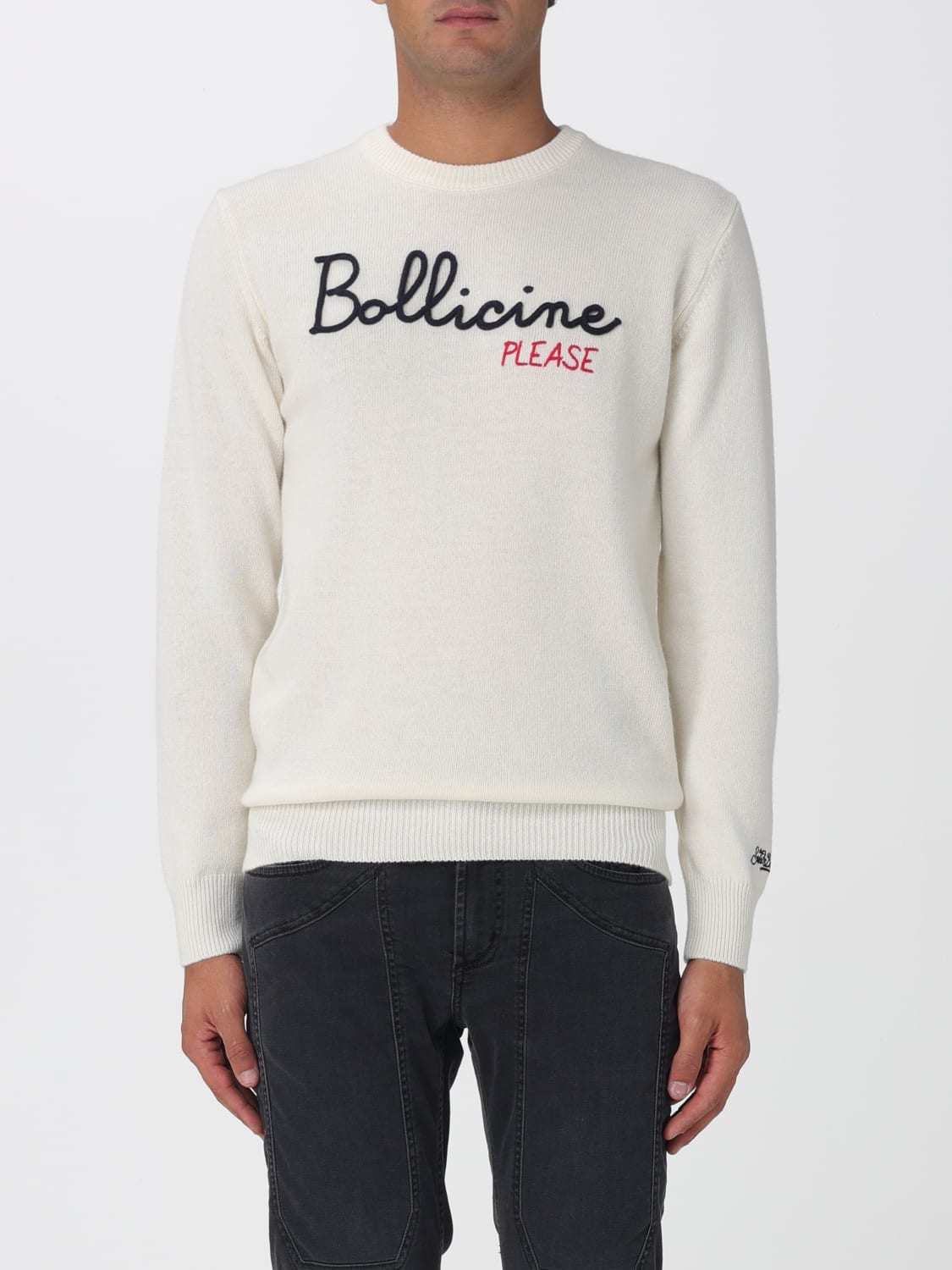 MC2 SAINT BARTH SWEATER: Sweater men Mc2 Saint Barth, Natural - Img 1