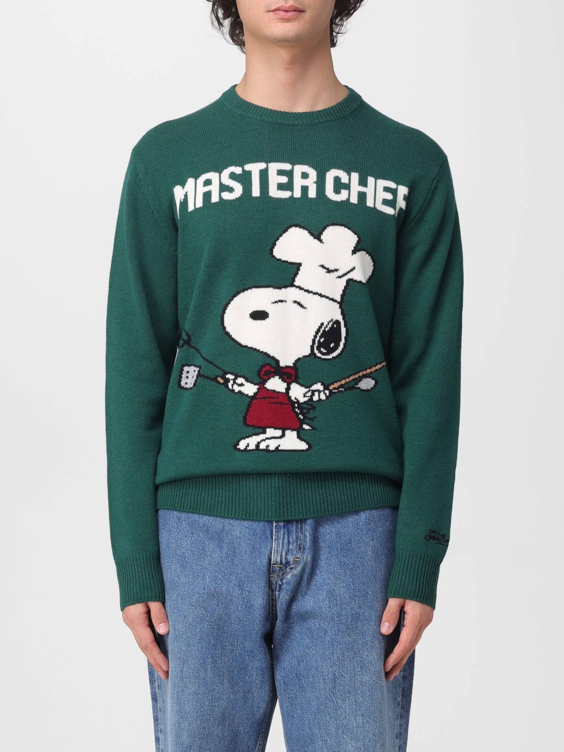 MC2 SAINT BARTH SWEATER: Sweater men Mc2 Saint Barth, Forest Green - Img 1