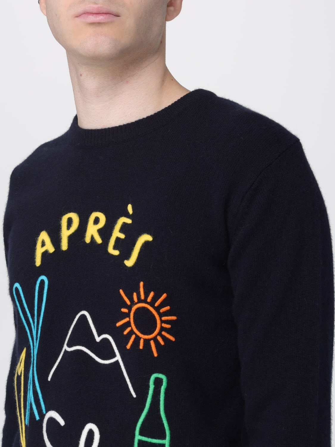 MC2 SAINT BARTH PULLOVER: Pullover herren Mc2 Saint Barth, Blau - Img 3