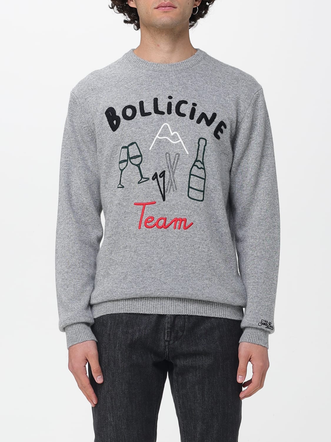 MC2 SAINT BARTH PULLOVER: Pullover herren Mc2 Saint Barth, Grau - Img 1