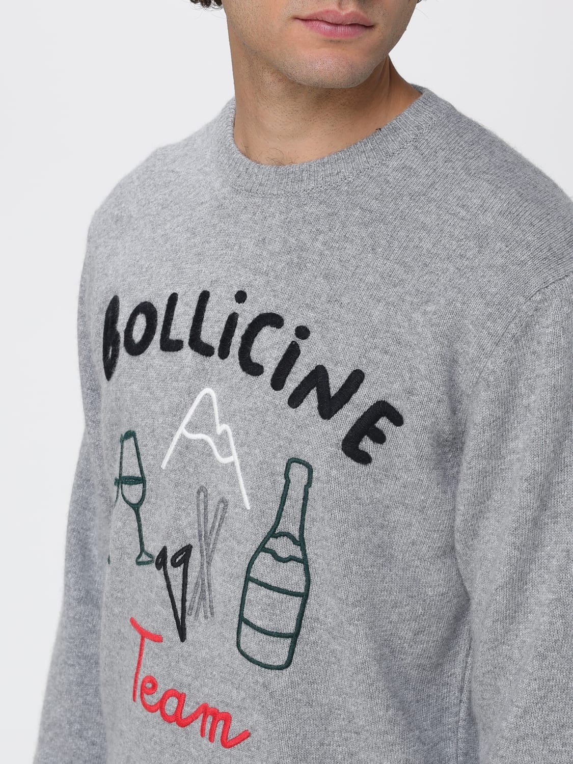 MC2 SAINT BARTH PULLOVER: Pullover herren Mc2 Saint Barth, Grau - Img 3