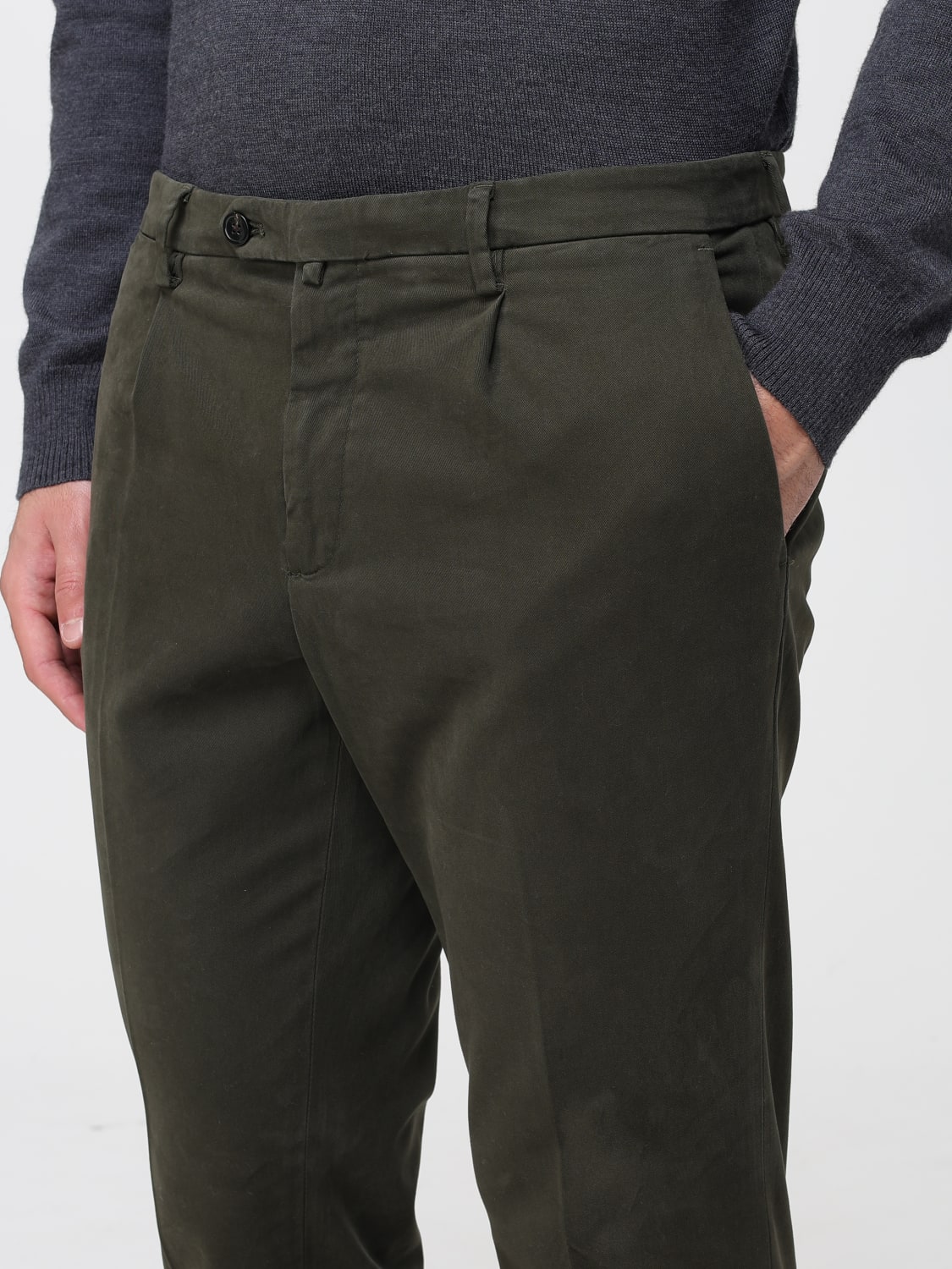 BRIGLIA 1949 PANTS: Pants men Briglia 1949, Green - Img 3