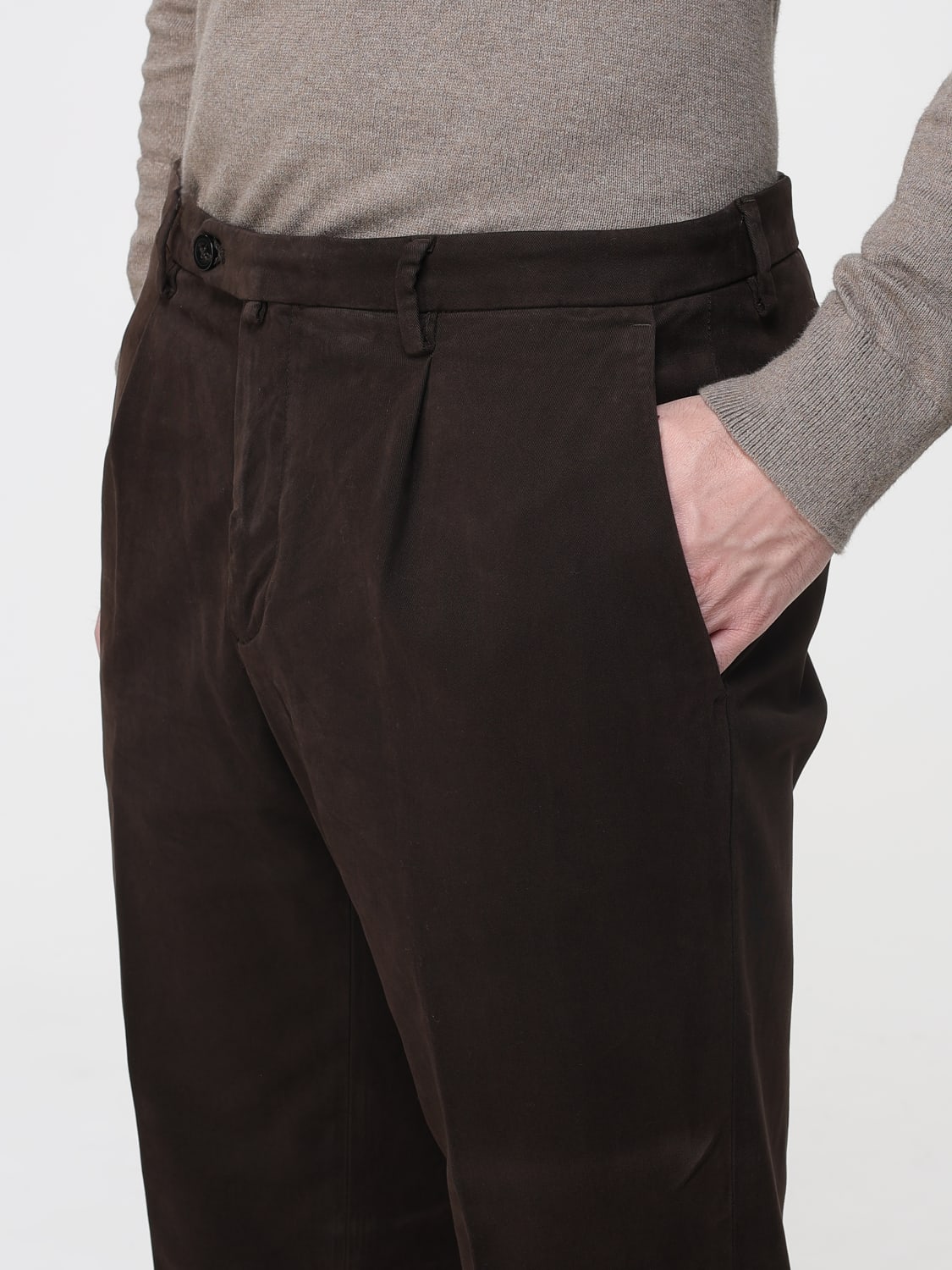 BRIGLIA 1949 PANTS: Pants men Briglia 1949, Brown - Img 3