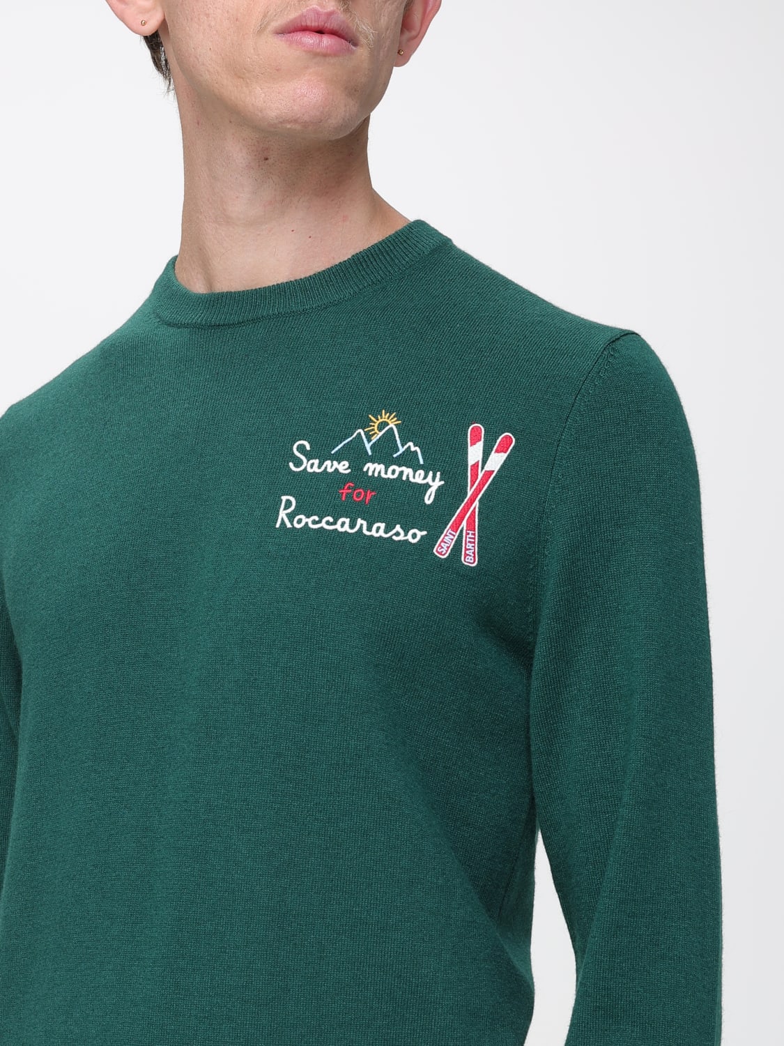 MC2 SAINT BARTH PULLOVER: Pullover herren Mc2 Saint Barth, Emerald - Img 3