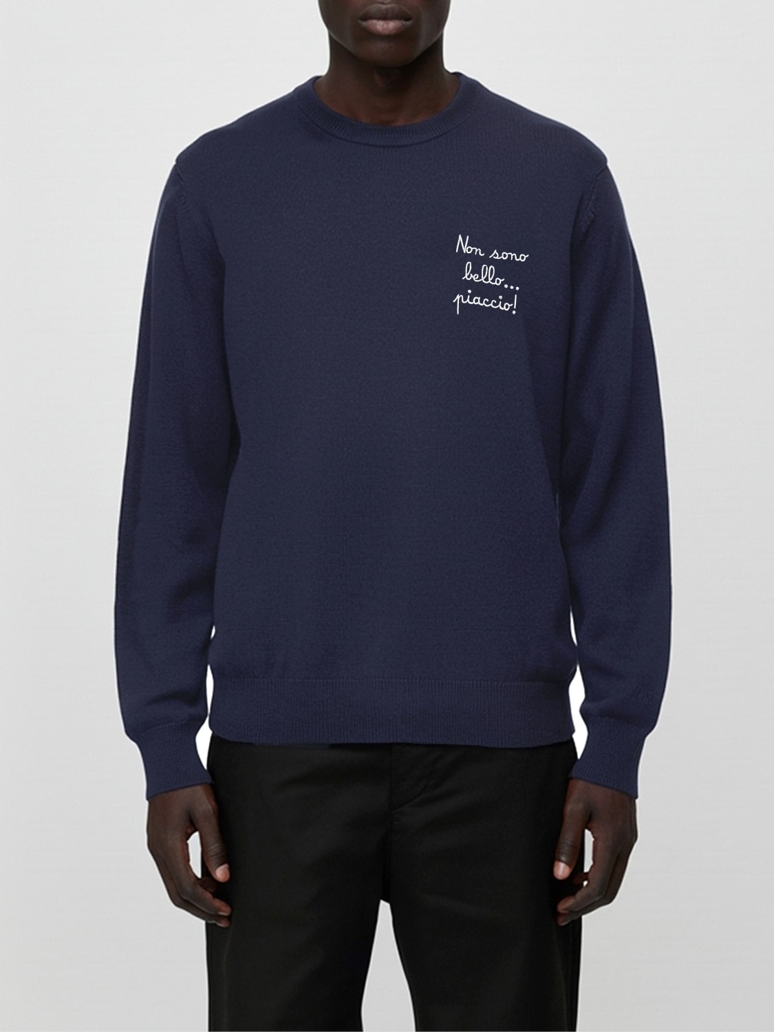 MC2 SAINT BARTH PULLOVER: Pullover herren Mc2 Saint Barth, Blau 2 - Img 1