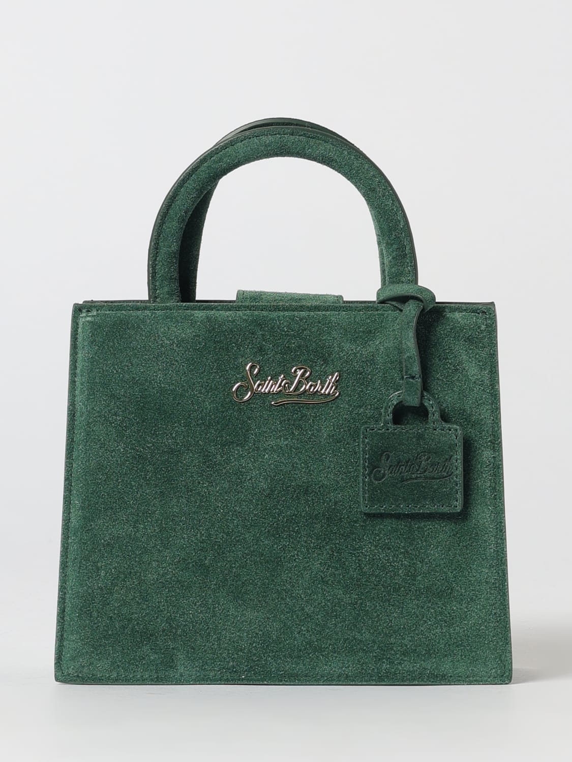 MC2 SAINT BARTH MINI BAG: Shoulder bag woman Mc2 Saint Barth, Green - Img 1