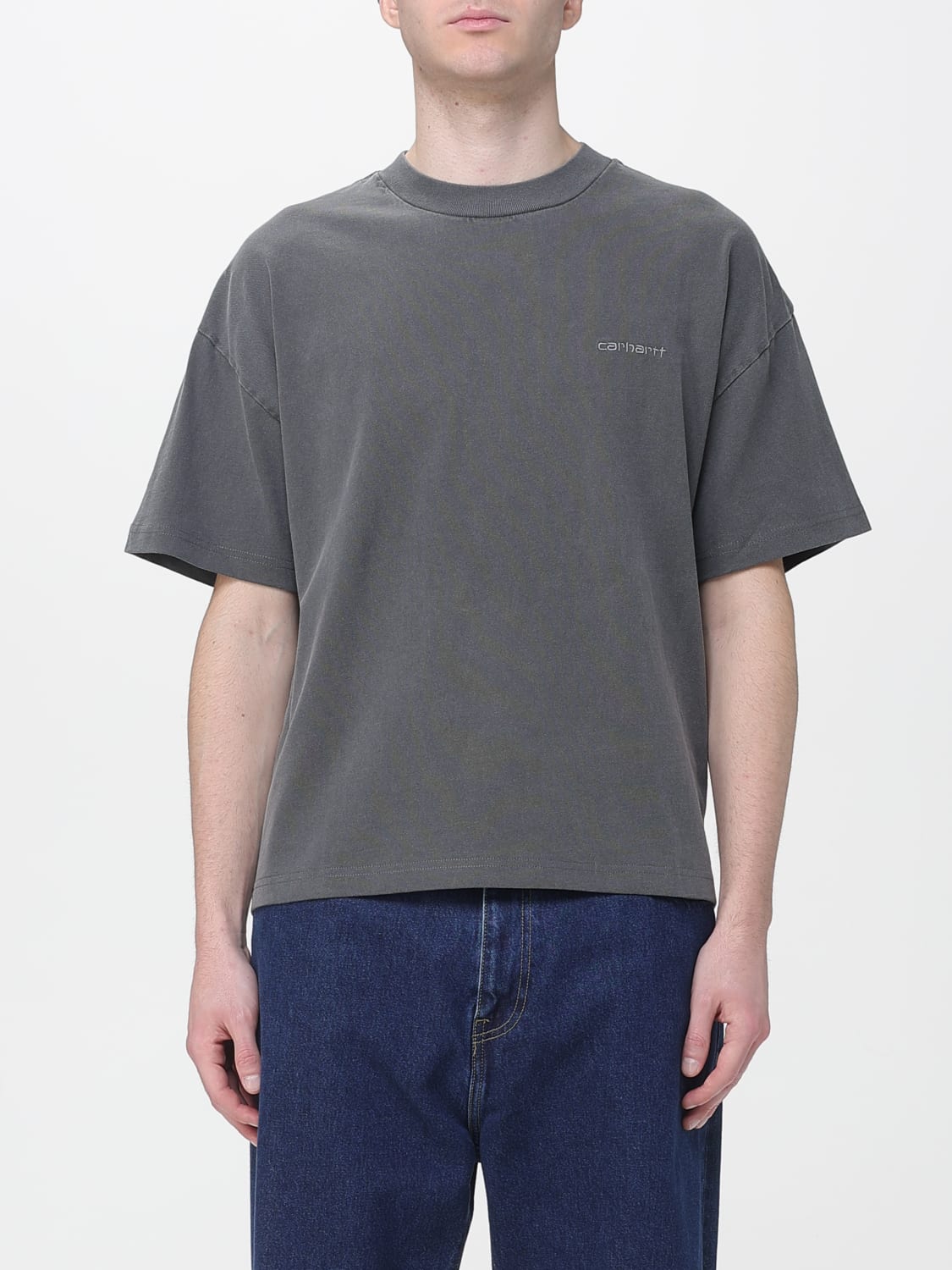 CARHARTT WIP T-SHIRT: T-shirt men Carhartt Wip, Graphite - Img 1