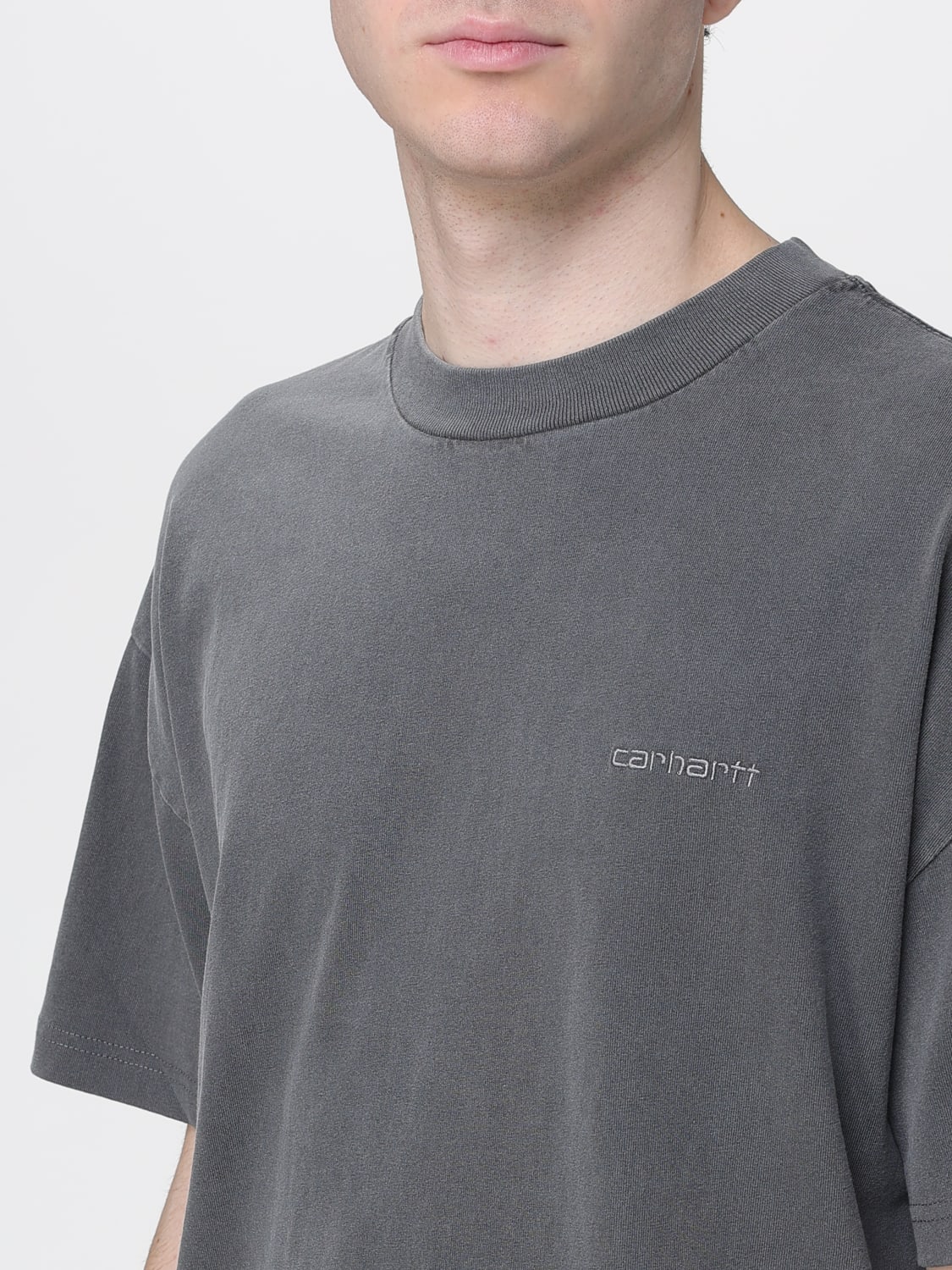 CARHARTT WIP T-SHIRT: T-shirt men Carhartt Wip, Graphite - Img 3