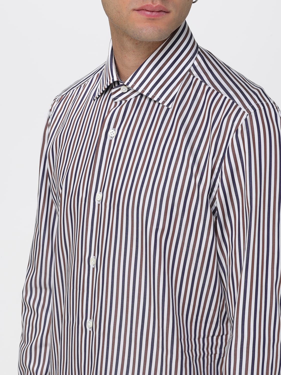 MAZZARELLI HEMD: Hemd herren Mazzarelli, Braun - Img 3