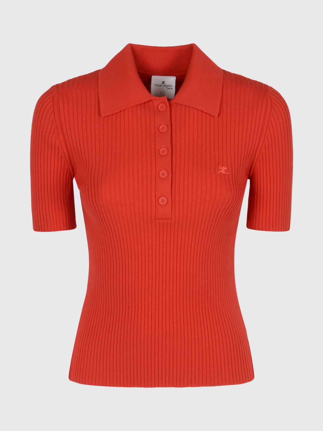 COURRÈGES POLO: Polo mujer CourrÈges, Naranja - Img 1