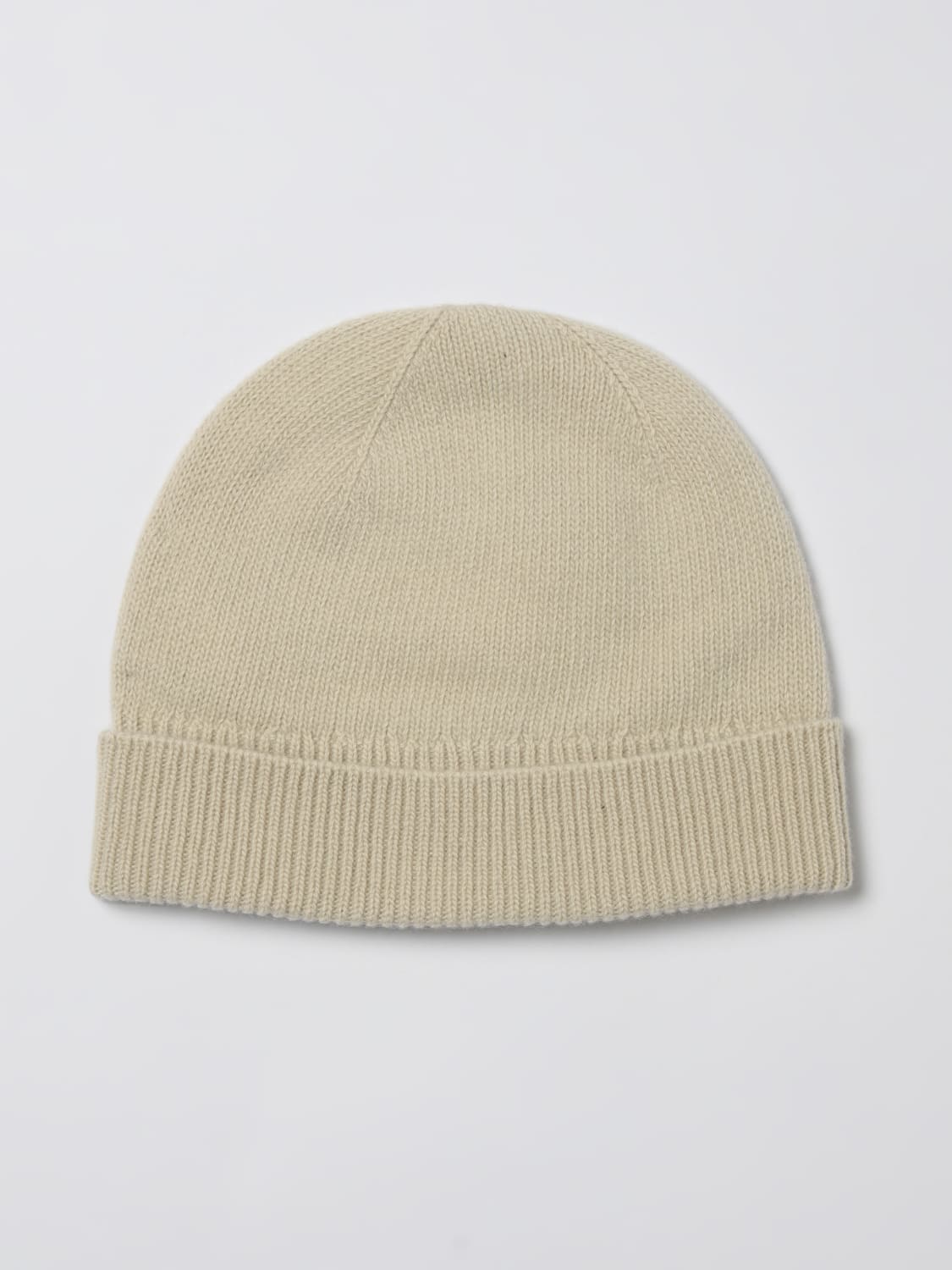 ROBERTO COLLINA CAPPELLO: Cappello Roberto Collina in lana merino, Beige - Img 1