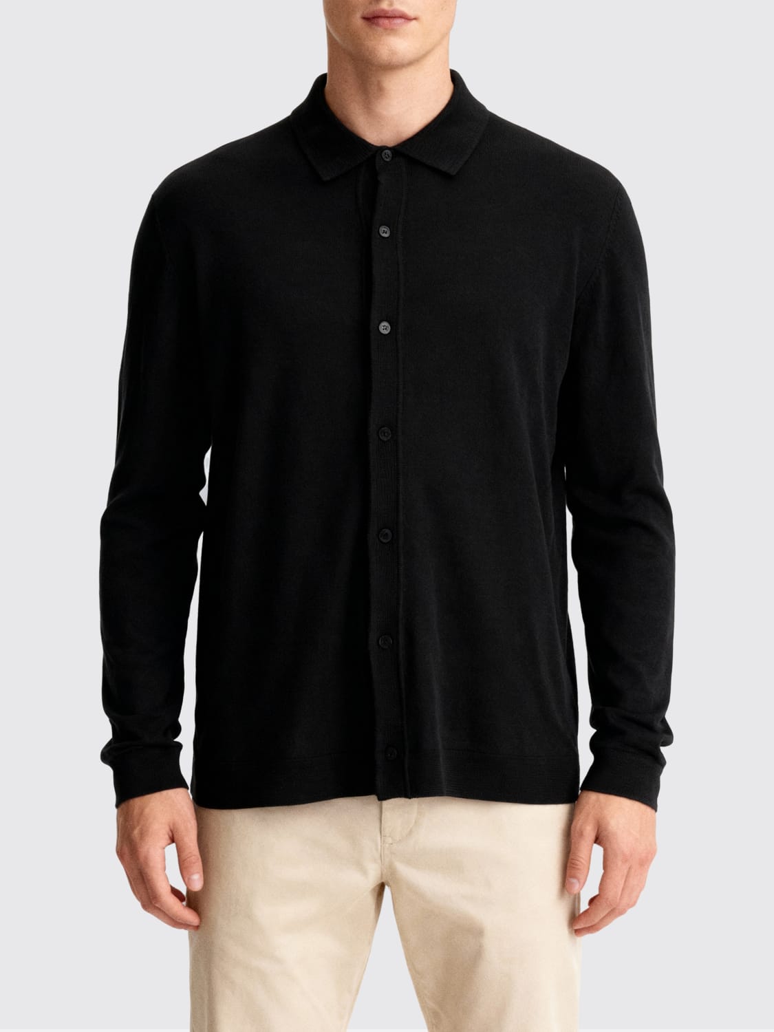 ROBERTO COLLINA SHIRT: Shirt men Roberto Collina, Black - Img 1