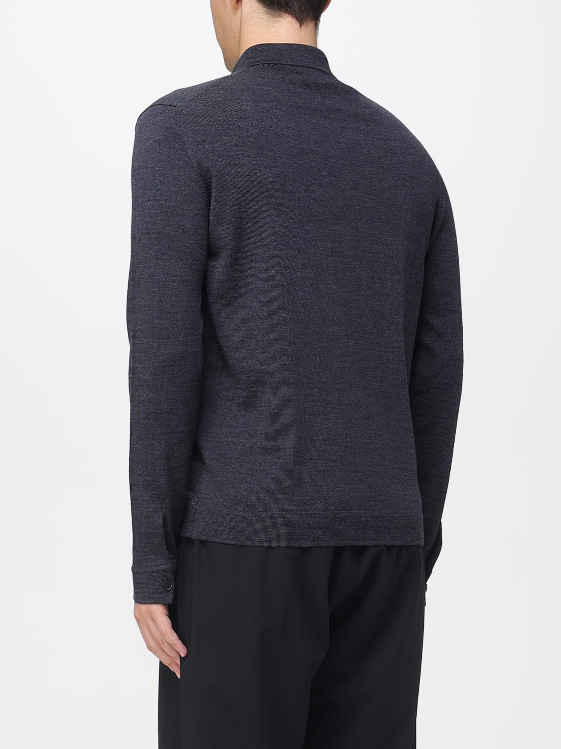 ROBERTO COLLINA CAMICIA: Camicia Roberto Collina in maglia , Antracite - Img 2