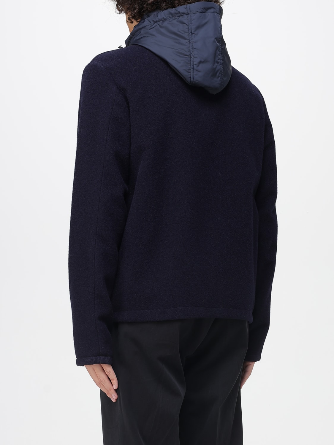 ASPESI MANTEL: Mantel herren Aspesi, Blau - Img 2