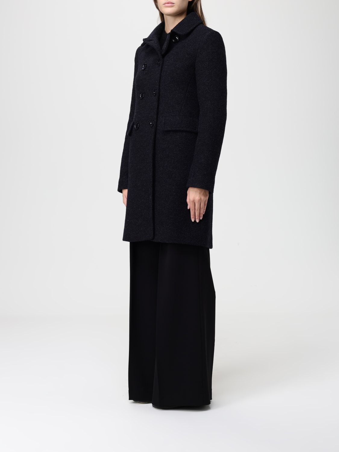 ASPESI MANTEL: Mantel damen Aspesi, Blau - Img 3