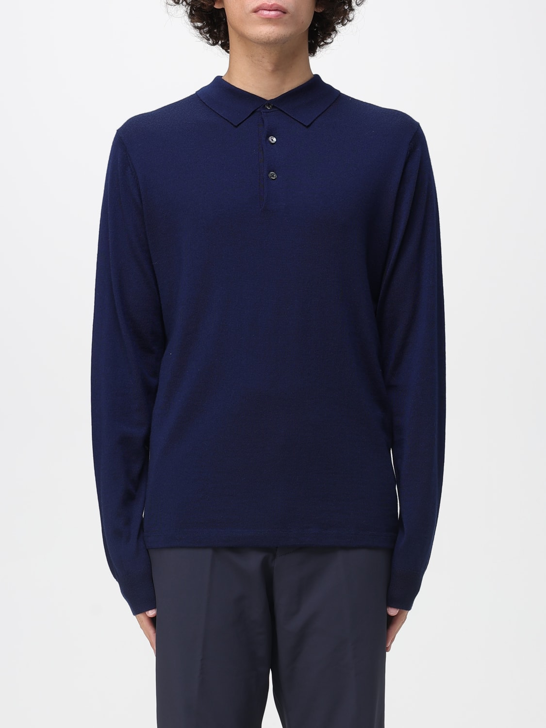ASPESI POLO SHIRT: T-shirt men Aspesi, Blue - Img 1