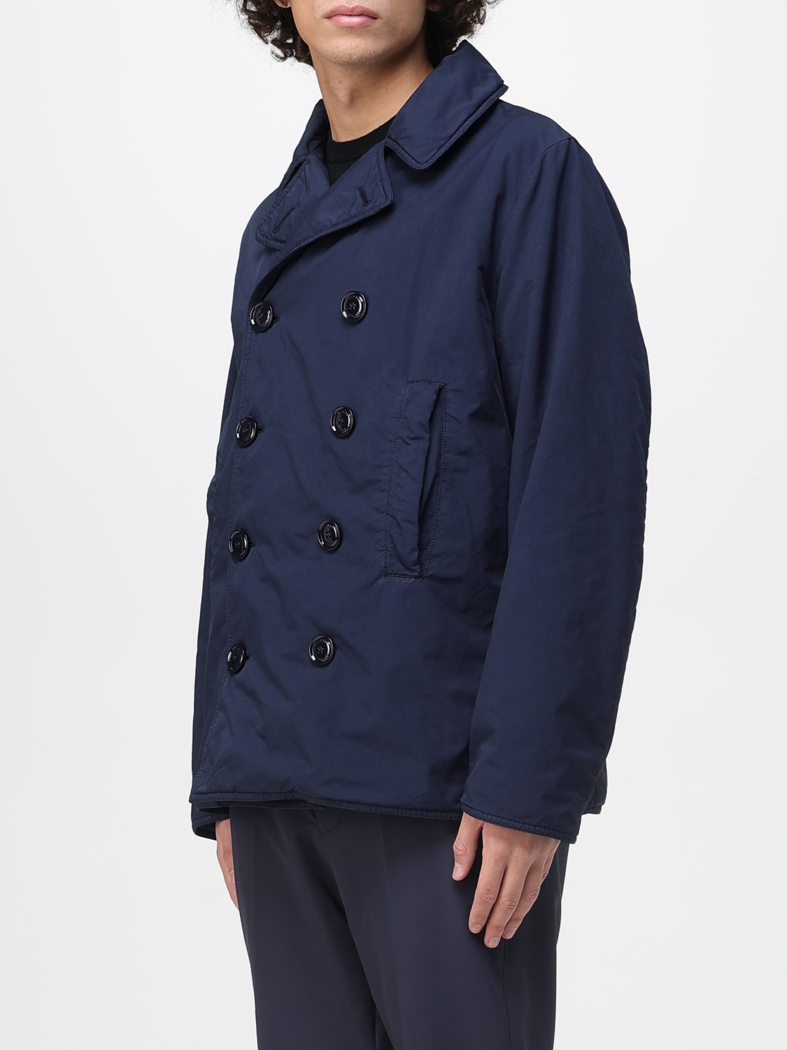 ASPESI COAT: Coat men Aspesi, Blue - Img 3