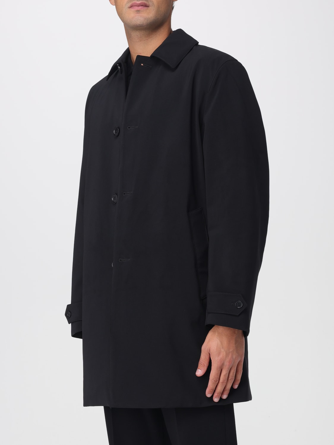 ASPESI JACKET: Coat men Aspesi, Black - Img 3