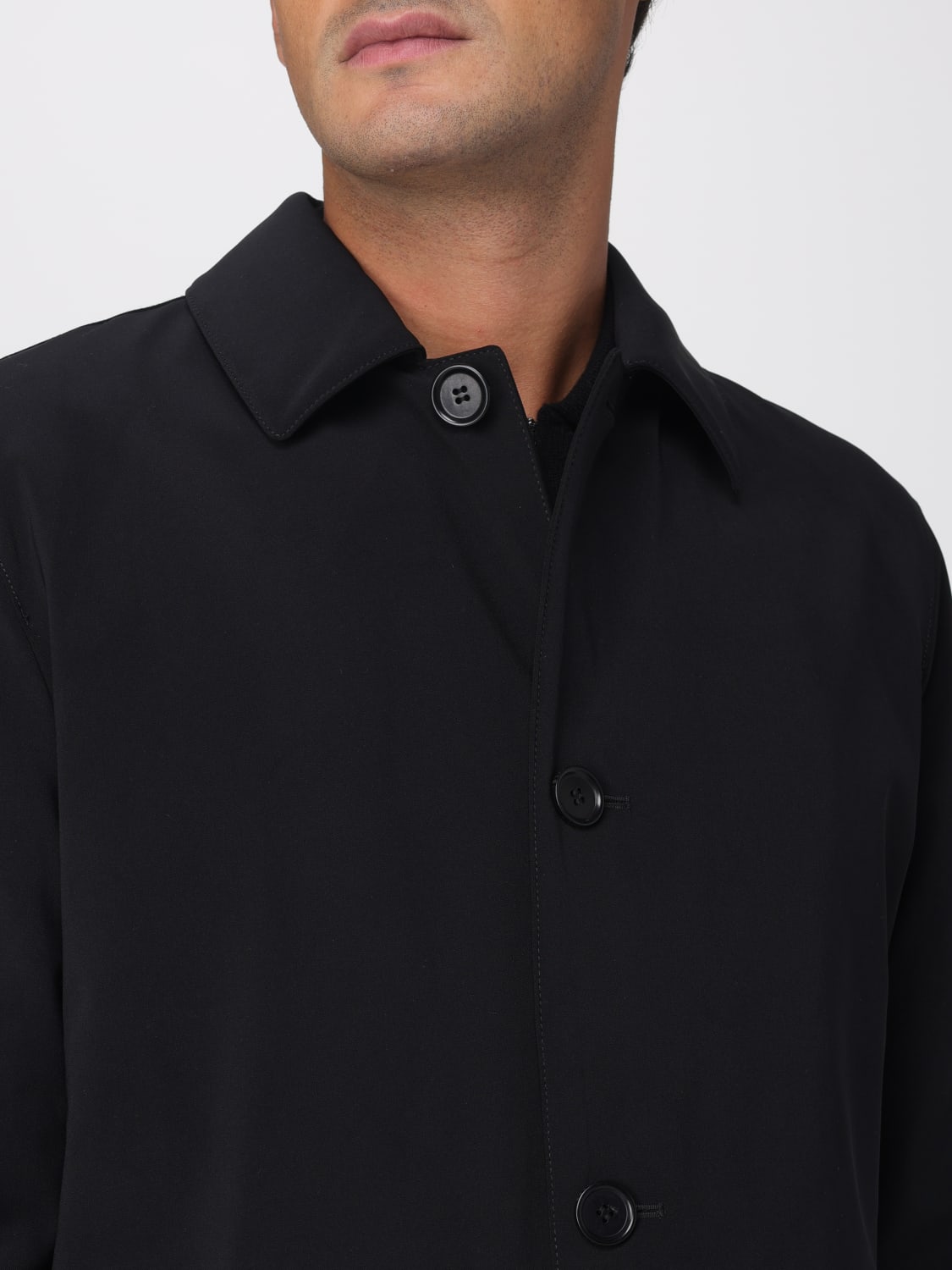 ASPESI JACKET: Coat men Aspesi, Black - Img 4