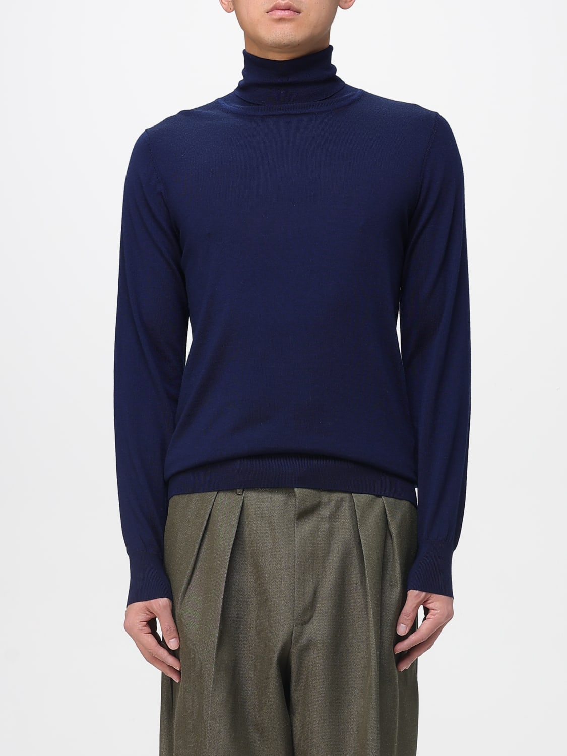 ASPESI PULLOVER: Pullover herren Aspesi, Blau - Img 1