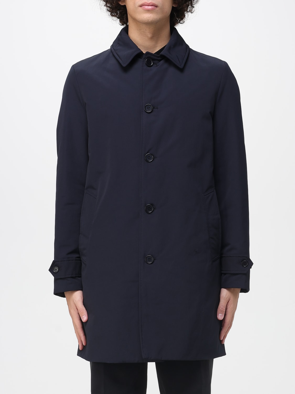 ASPESI COAT: Coat men Aspesi, Blue - Img 1