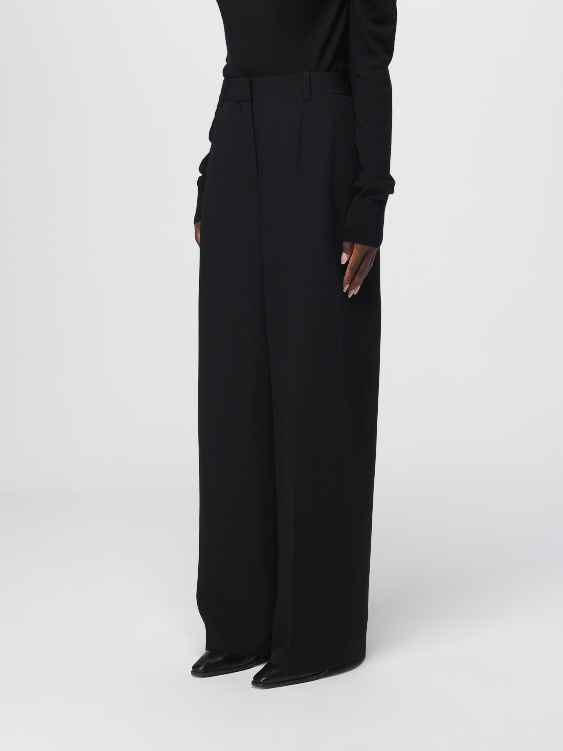 TOTEME PANTALON: Pantalon femme Toteme, Noir - Img 4