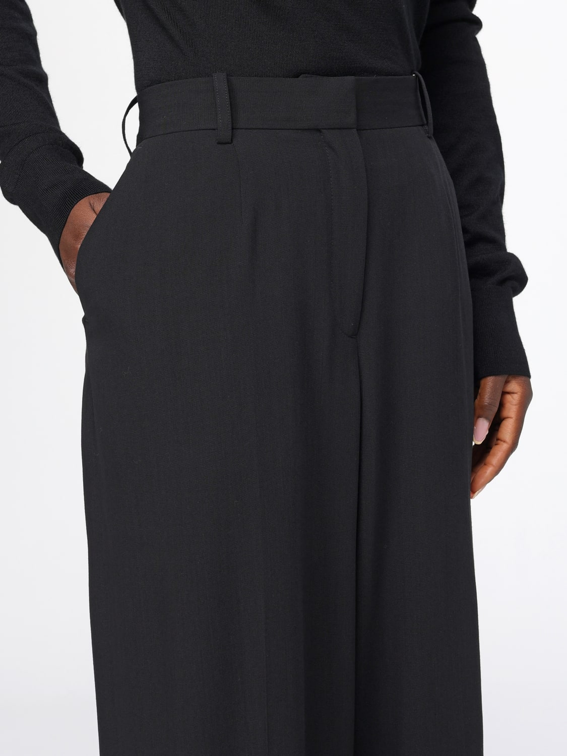 TOTEME PANTALON: Pantalon femme Toteme, Noir - Img 5