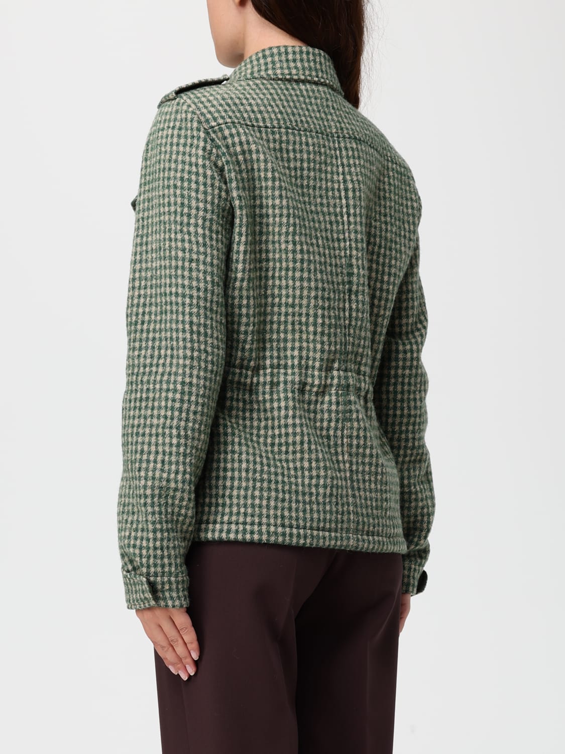 ASPESI COAT: Coat woman Aspesi, Green - Img 2