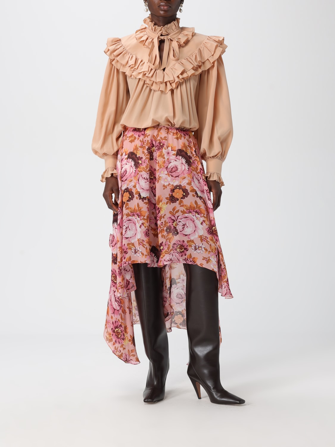 CHLOÉ JUPE: Jupe femme ChloÉ, Rose - Img 2