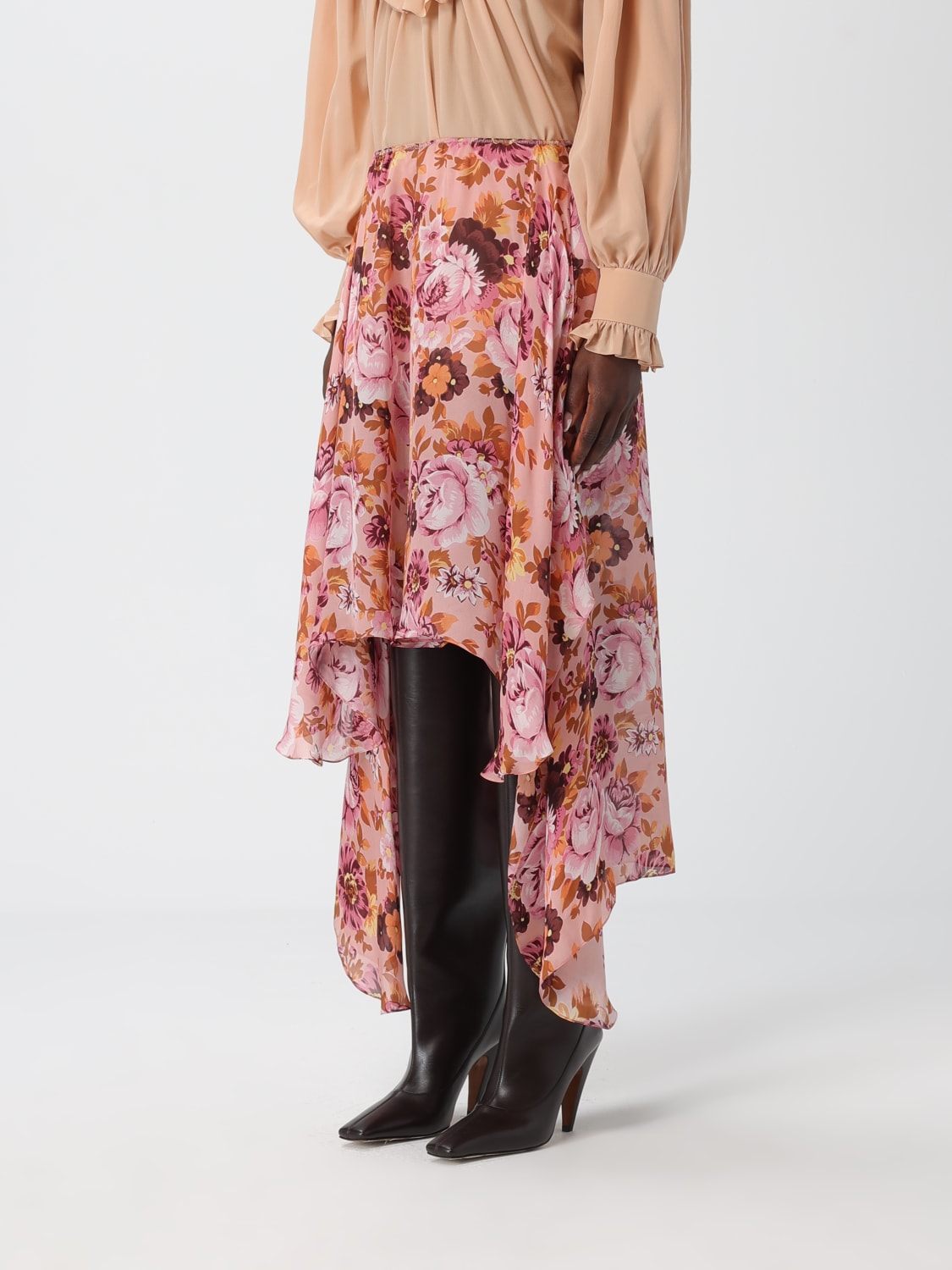 CHLOÉ JUPE: Jupe femme ChloÉ, Rose - Img 4