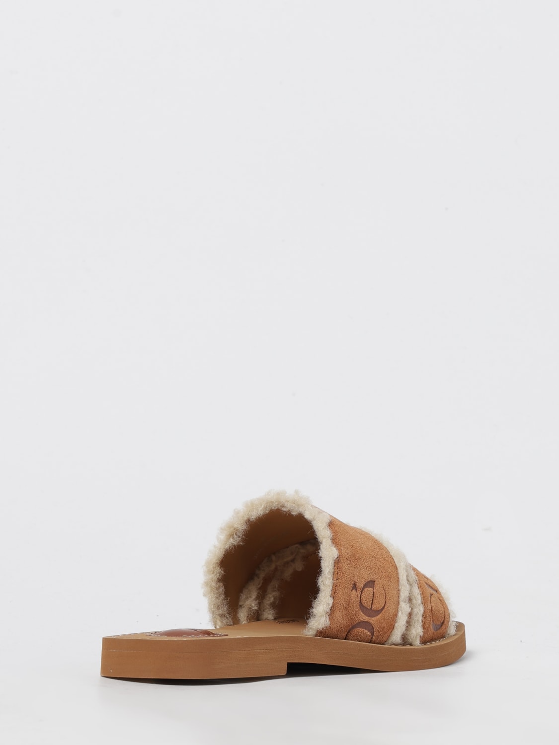 CHLOÉ HEELED SANDAL: Flat sandal woman ChloÉ, Brown - Img 3