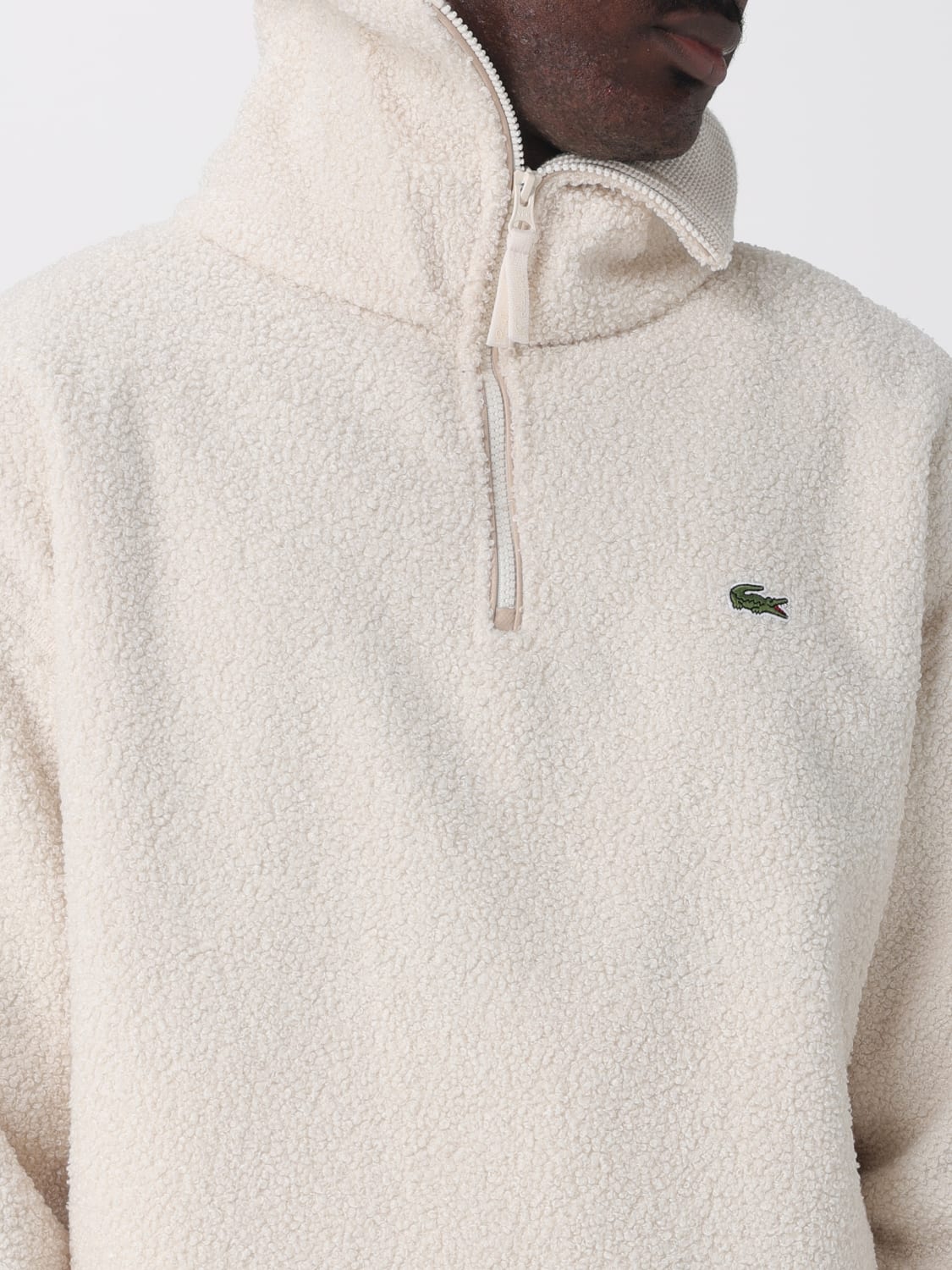 LACOSTE SUDADERA: Jersey hombre Lacoste, Beige - Img 3
