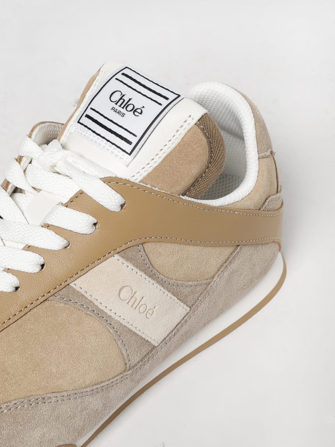 CHLOÉ SNEAKERS: Sneakers woman ChloÉ, Kaki - Img 4