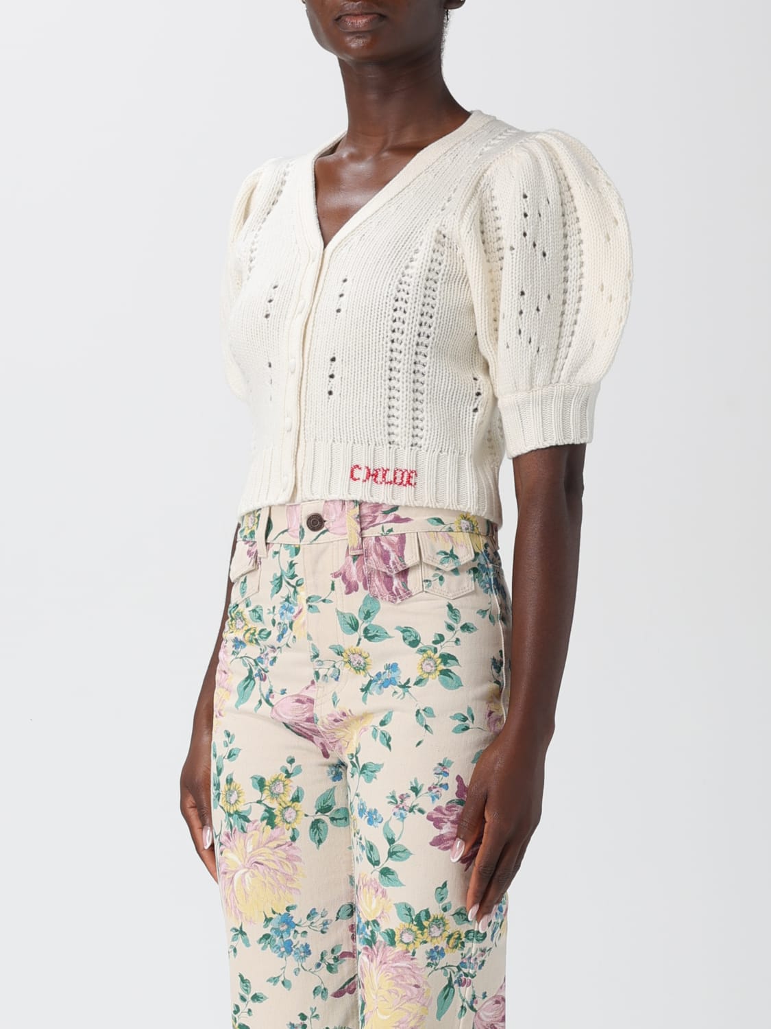 CHLOÉ SWEATER: Top woman ChloÉ, White - Img 4