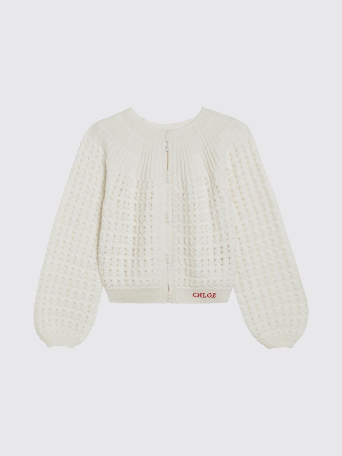 CHLOÉ PULL: Cardigan femme ChloÉ, Blanc - Img 1