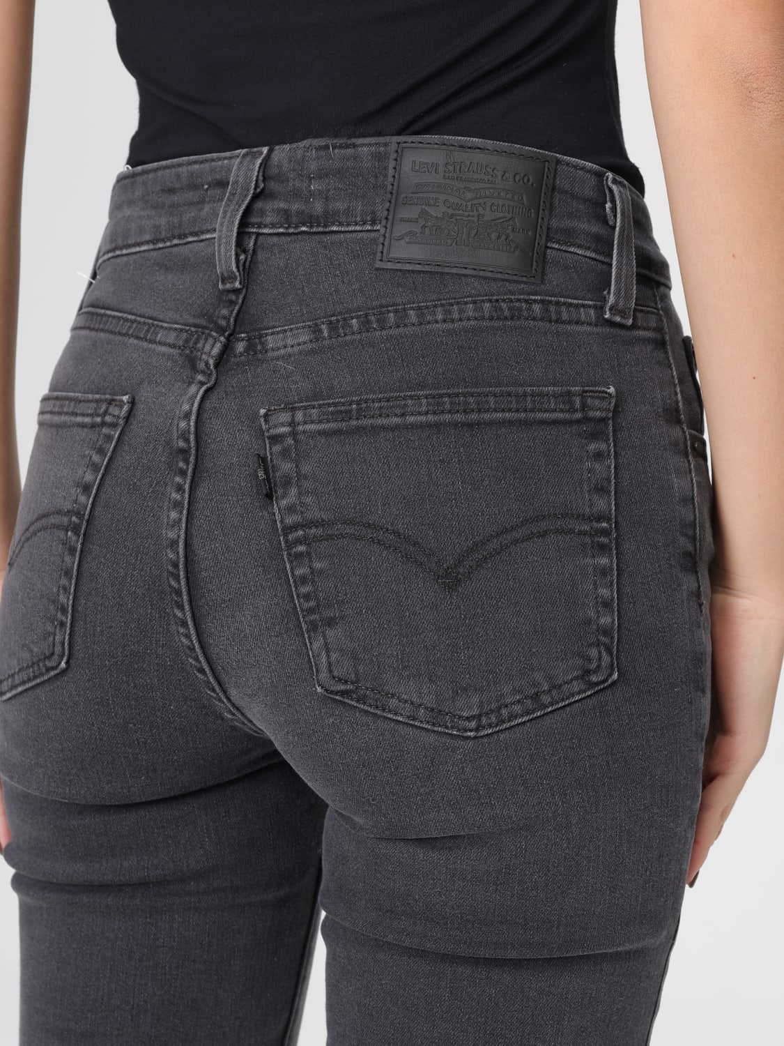 LEVI'S JEANS: Hose damen Levi's, Schwarz - Img 3