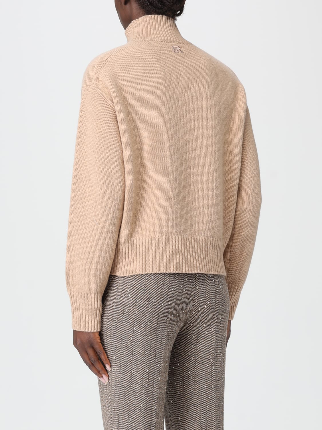 ERMANNO FIRENZE SWEATER: Sweater woman Ermanno Firenze, Camel - Img 2