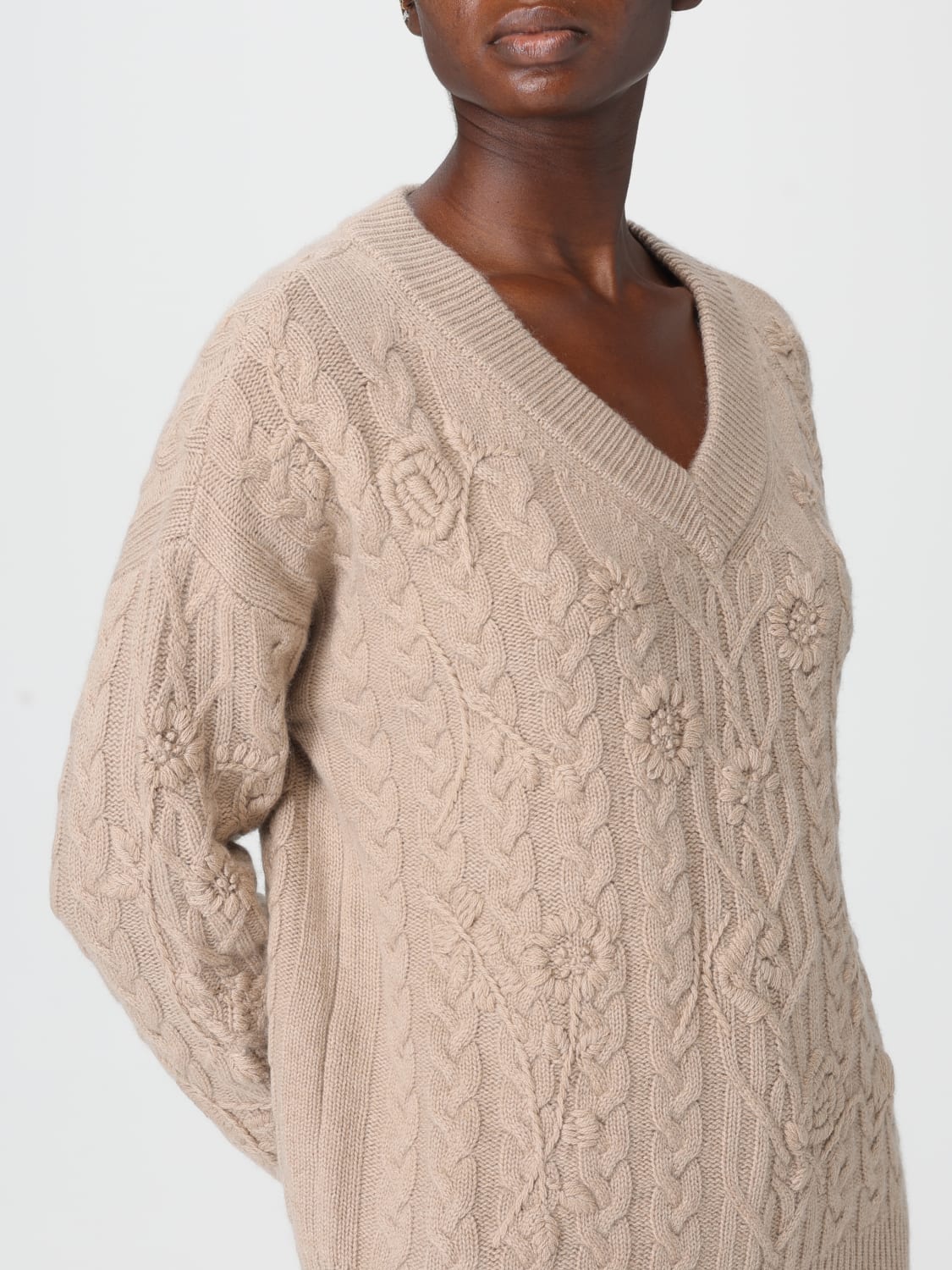 ERMANNO FIRENZE SWEATER: Sweater woman Ermanno Firenze, Grey - Img 3