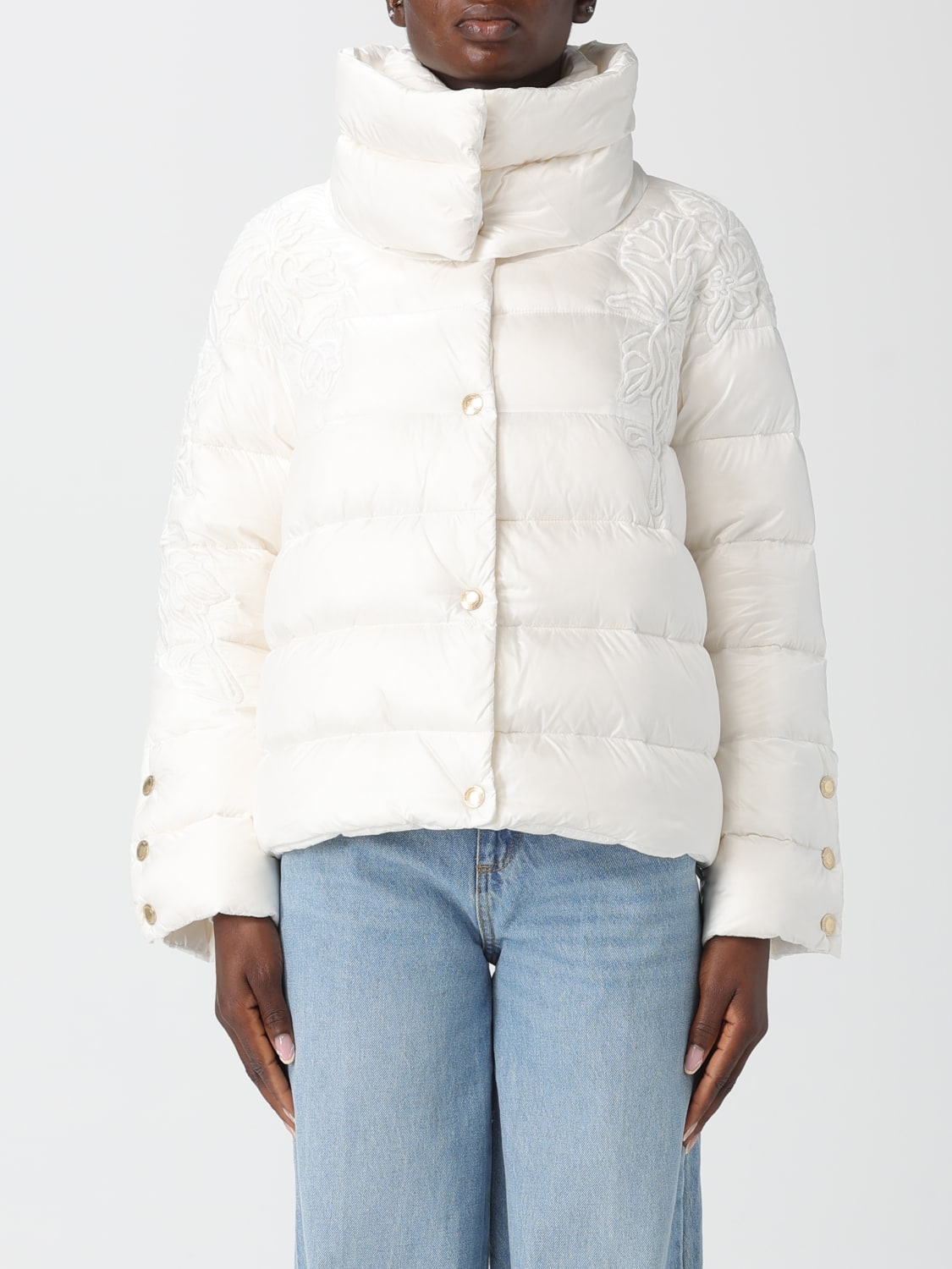 ERMANNO FIRENZE JACKET: Jacket woman Ermanno Firenze, Beige - Img 1