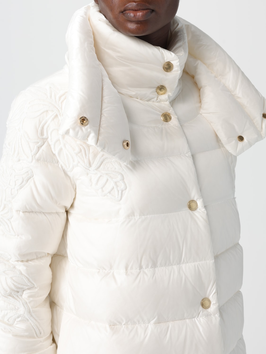 ERMANNO FIRENZE JACKET: Jacket woman Ermanno Firenze, Beige - Img 4