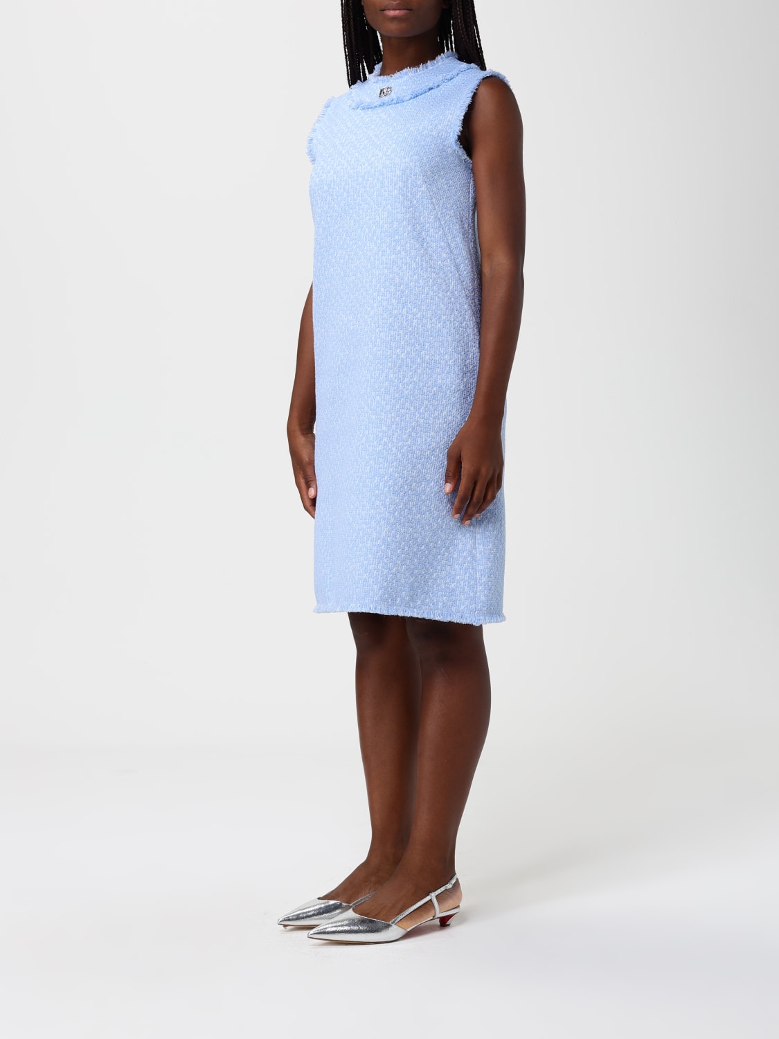 DOLCE & GABBANA ROBE: Robe femme Dolce & Gabbana, Bleu Azur - Img 3