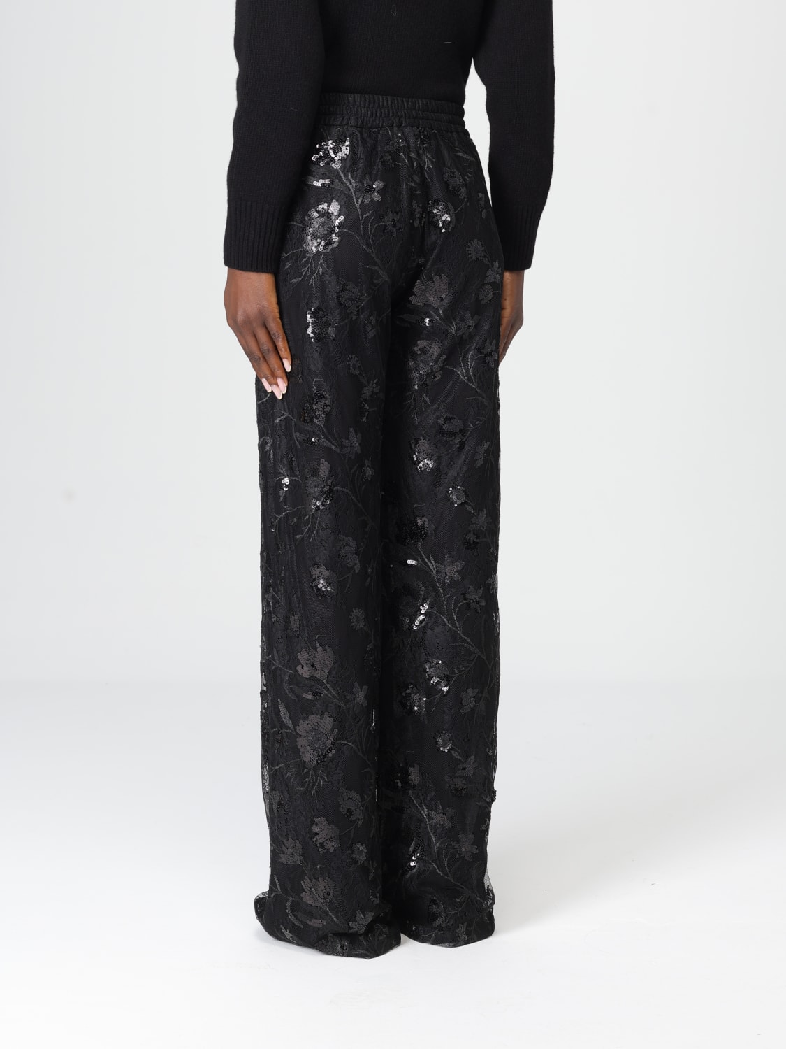 ERMANNO FIRENZE PANTS: Pants woman Ermanno Firenze, Black - Img 2