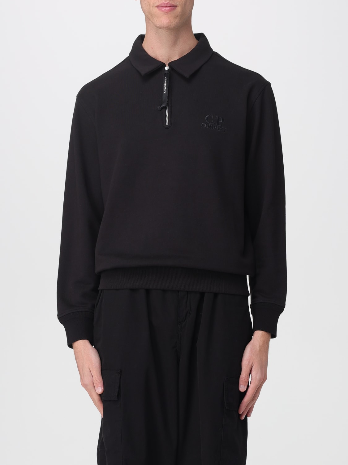 C.P. COMPANY POLO SHIRT: Sweater men C.P. Company, Black - Img 1